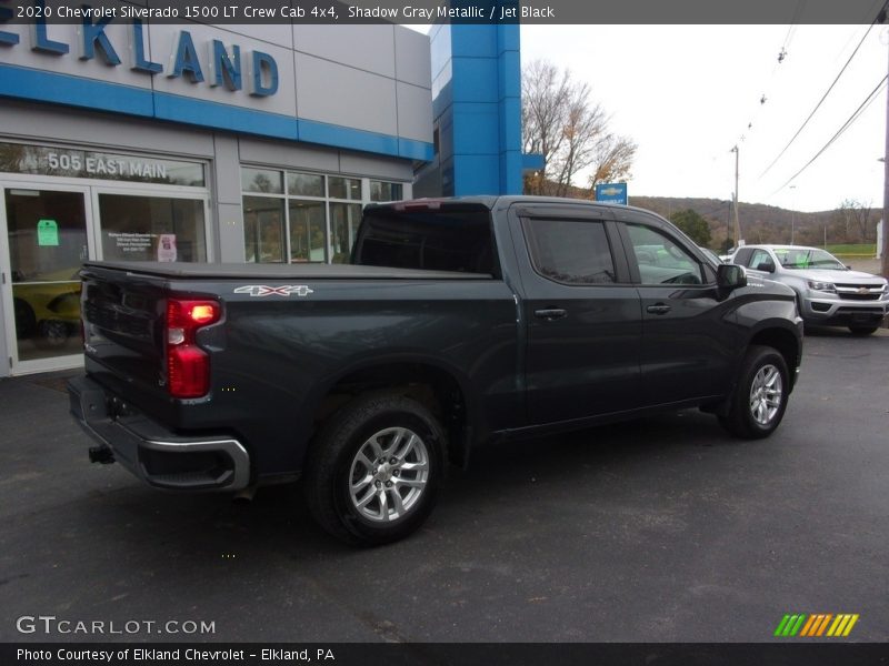 Shadow Gray Metallic / Jet Black 2020 Chevrolet Silverado 1500 LT Crew Cab 4x4