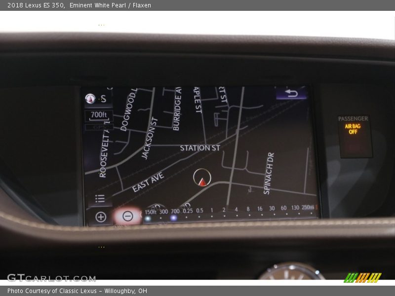 Navigation of 2018 ES 350