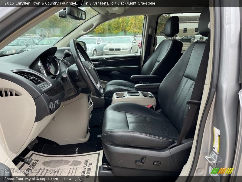 Billet Silver Metallic / Black/Light Graystone 2015 Chrysler Town & Country Touring-L