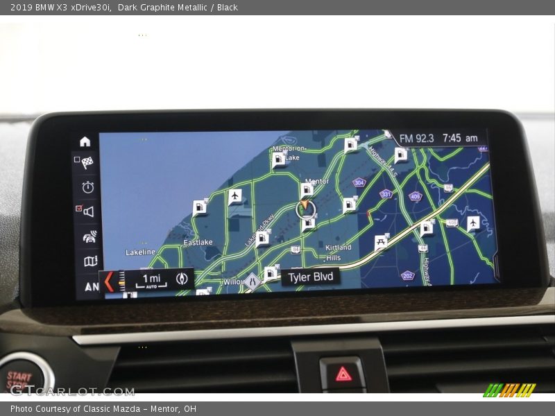 Dark Graphite Metallic / Black 2019 BMW X3 xDrive30i