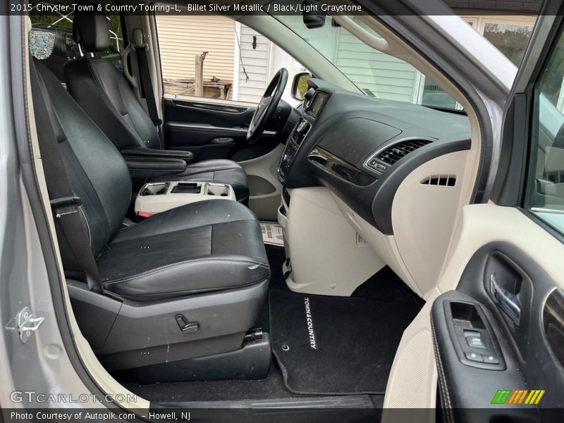 Billet Silver Metallic / Black/Light Graystone 2015 Chrysler Town & Country Touring-L