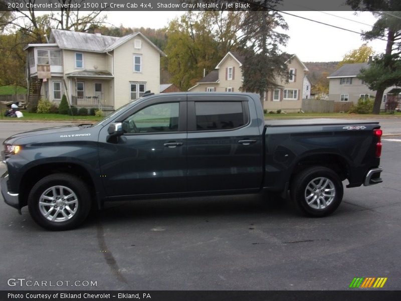Shadow Gray Metallic / Jet Black 2020 Chevrolet Silverado 1500 LT Crew Cab 4x4