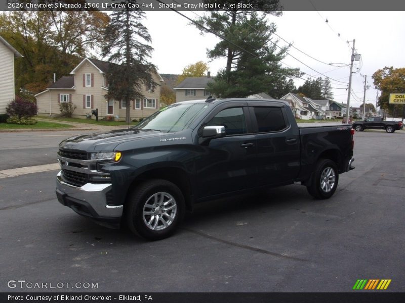 Shadow Gray Metallic / Jet Black 2020 Chevrolet Silverado 1500 LT Crew Cab 4x4