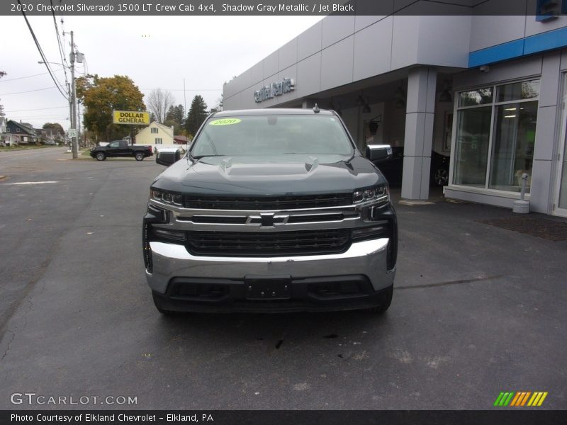 Shadow Gray Metallic / Jet Black 2020 Chevrolet Silverado 1500 LT Crew Cab 4x4