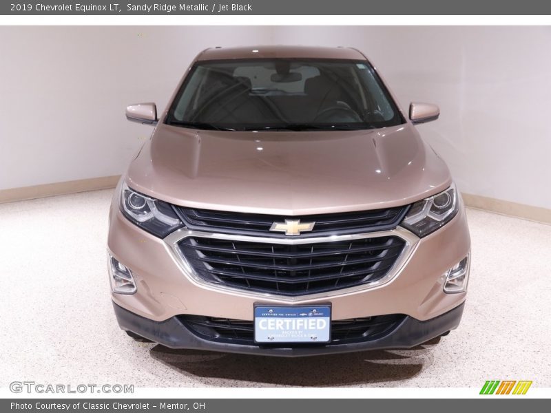 Sandy Ridge Metallic / Jet Black 2019 Chevrolet Equinox LT