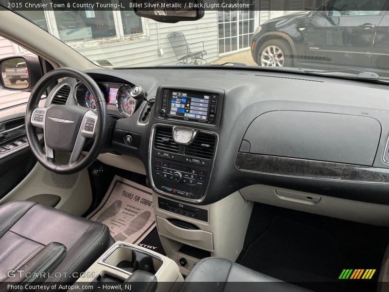 Billet Silver Metallic / Black/Light Graystone 2015 Chrysler Town & Country Touring-L