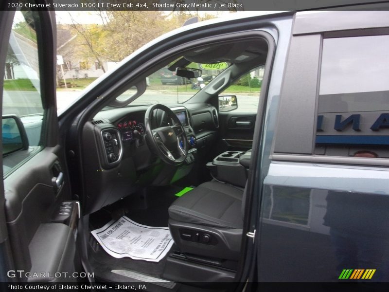 Shadow Gray Metallic / Jet Black 2020 Chevrolet Silverado 1500 LT Crew Cab 4x4