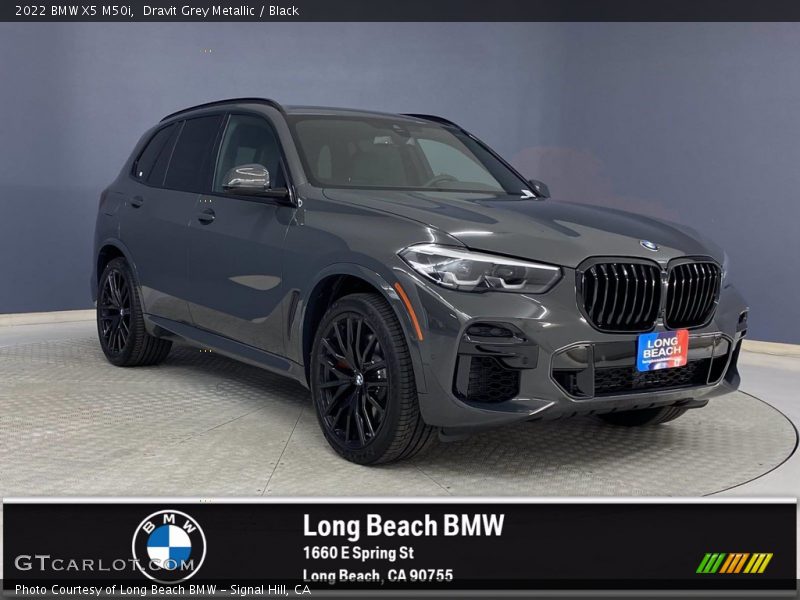 Dravit Grey Metallic / Black 2022 BMW X5 M50i