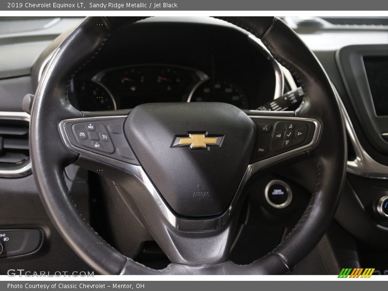Sandy Ridge Metallic / Jet Black 2019 Chevrolet Equinox LT