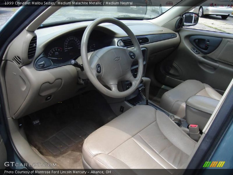 Medium Malachite Metallic / Medium Neutral 1999 Chevrolet Malibu Sedan