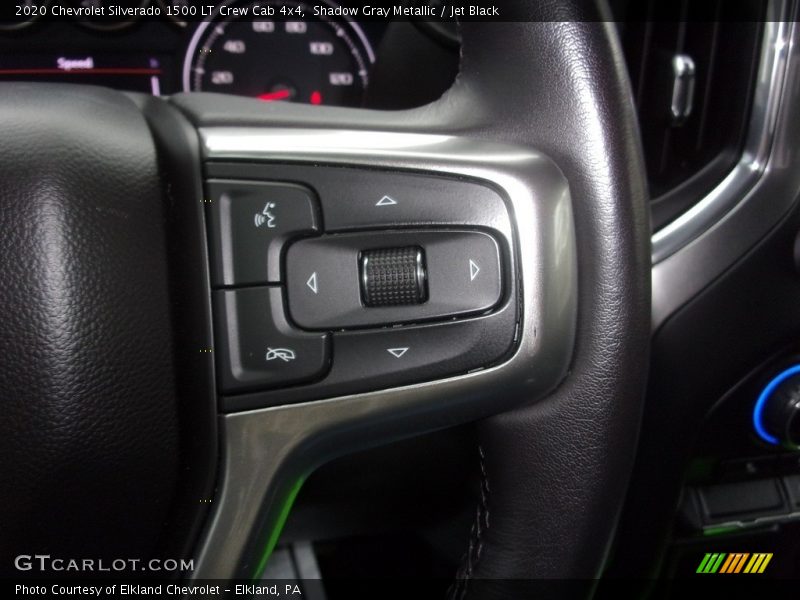 Shadow Gray Metallic / Jet Black 2020 Chevrolet Silverado 1500 LT Crew Cab 4x4