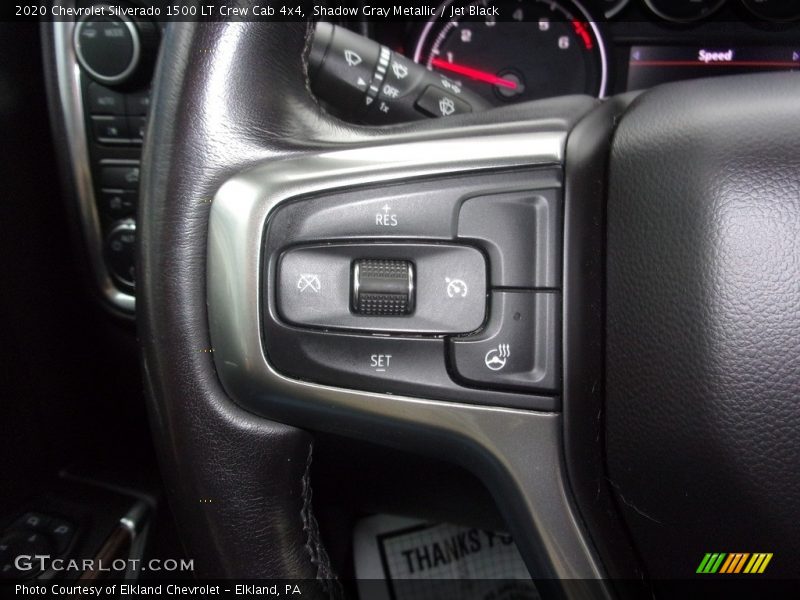 Shadow Gray Metallic / Jet Black 2020 Chevrolet Silverado 1500 LT Crew Cab 4x4