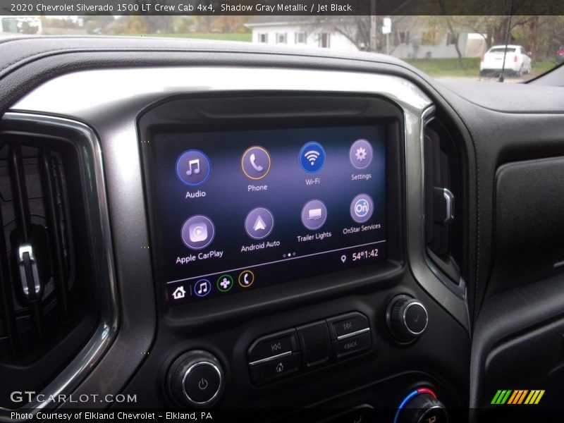 Shadow Gray Metallic / Jet Black 2020 Chevrolet Silverado 1500 LT Crew Cab 4x4