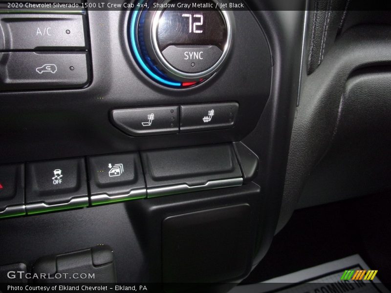 Shadow Gray Metallic / Jet Black 2020 Chevrolet Silverado 1500 LT Crew Cab 4x4