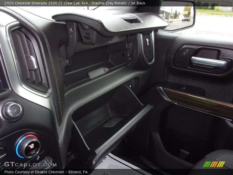 Shadow Gray Metallic / Jet Black 2020 Chevrolet Silverado 1500 LT Crew Cab 4x4