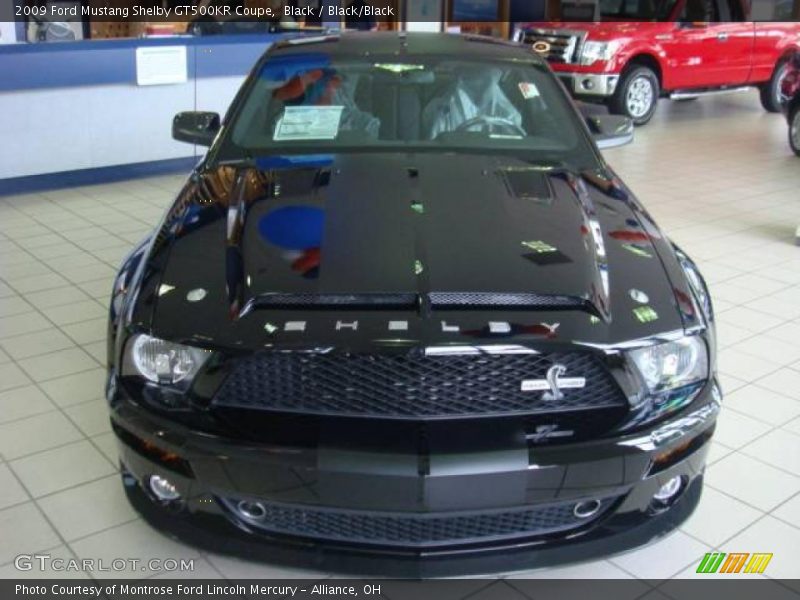 Black / Black/Black 2009 Ford Mustang Shelby GT500KR Coupe