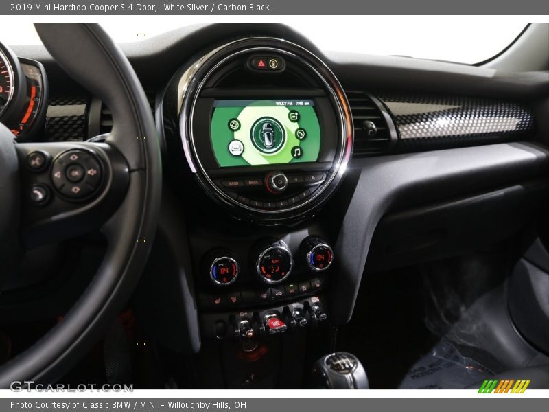 White Silver / Carbon Black 2019 Mini Hardtop Cooper S 4 Door