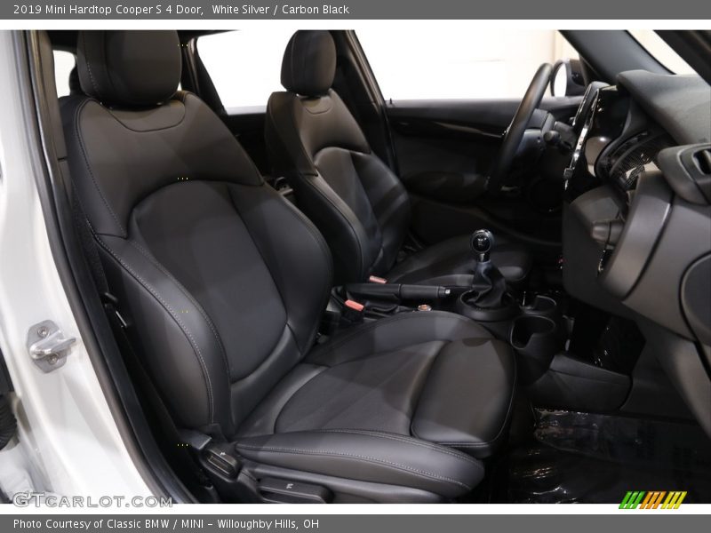 White Silver / Carbon Black 2019 Mini Hardtop Cooper S 4 Door