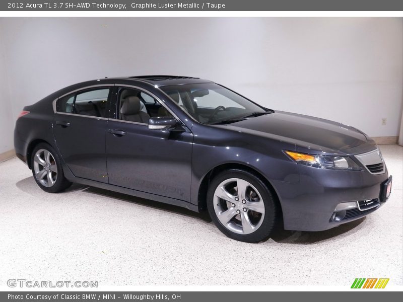 Graphite Luster Metallic / Taupe 2012 Acura TL 3.7 SH-AWD Technology