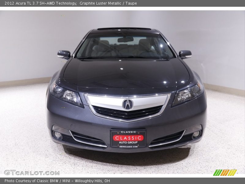 Graphite Luster Metallic / Taupe 2012 Acura TL 3.7 SH-AWD Technology
