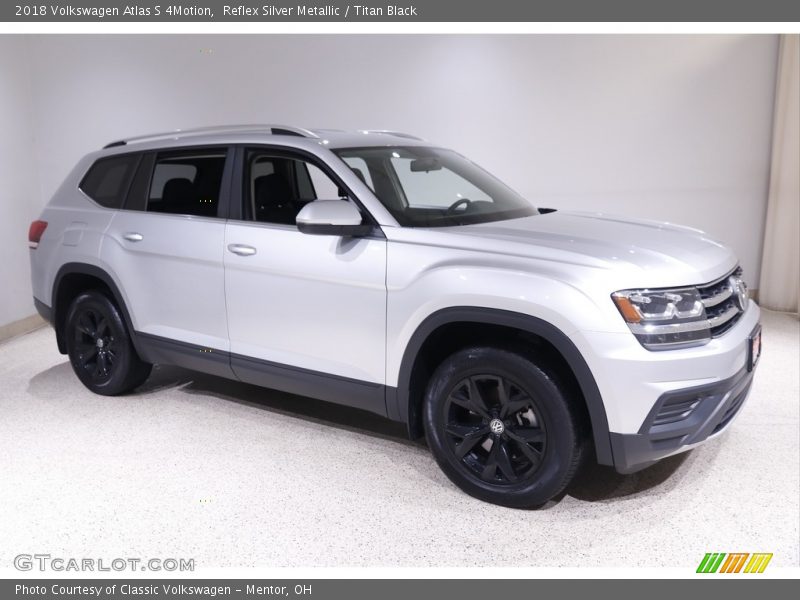 Reflex Silver Metallic / Titan Black 2018 Volkswagen Atlas S 4Motion
