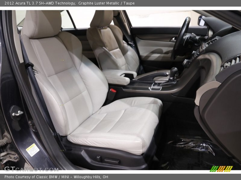 Graphite Luster Metallic / Taupe 2012 Acura TL 3.7 SH-AWD Technology