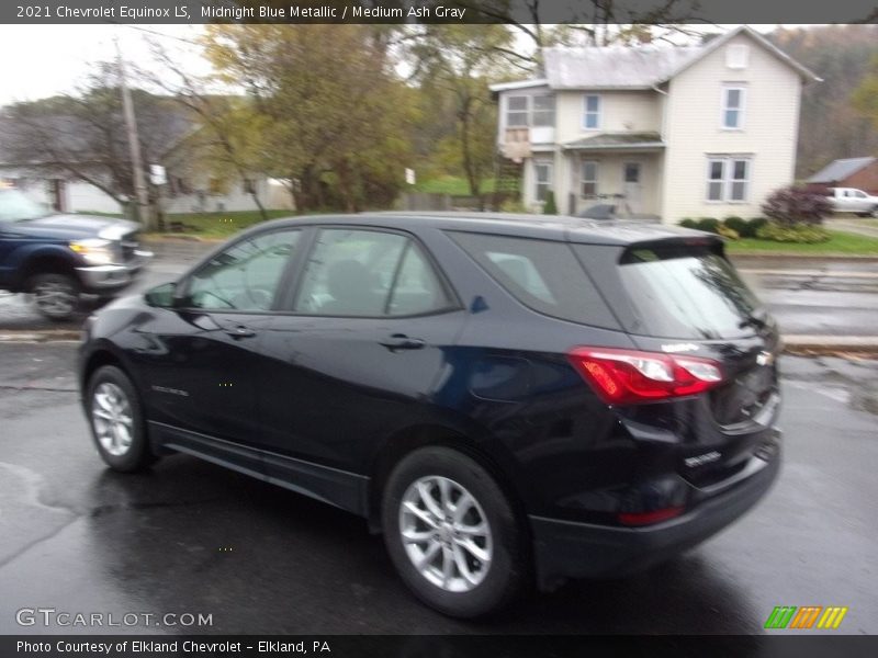 Midnight Blue Metallic / Medium Ash Gray 2021 Chevrolet Equinox LS