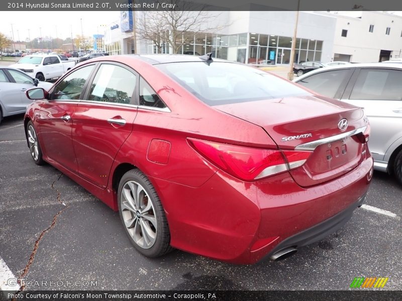 Venetian Red / Gray 2014 Hyundai Sonata Limited 2.0T
