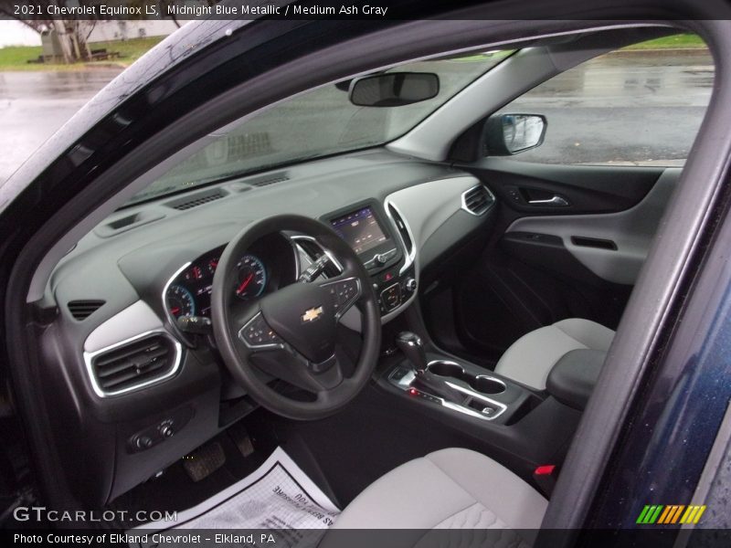 Midnight Blue Metallic / Medium Ash Gray 2021 Chevrolet Equinox LS