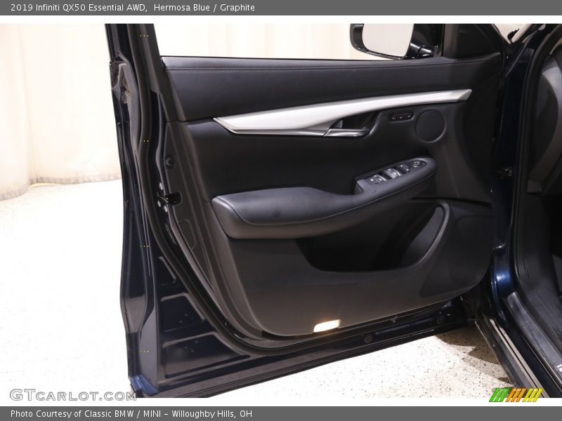 Hermosa Blue / Graphite 2019 Infiniti QX50 Essential AWD
