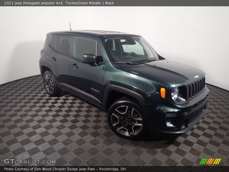 TechnoGreen Metallic / Black 2021 Jeep Renegade Jeepster 4x4
