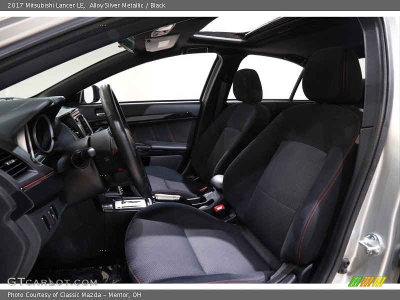  2017 Lancer LE Black Interior