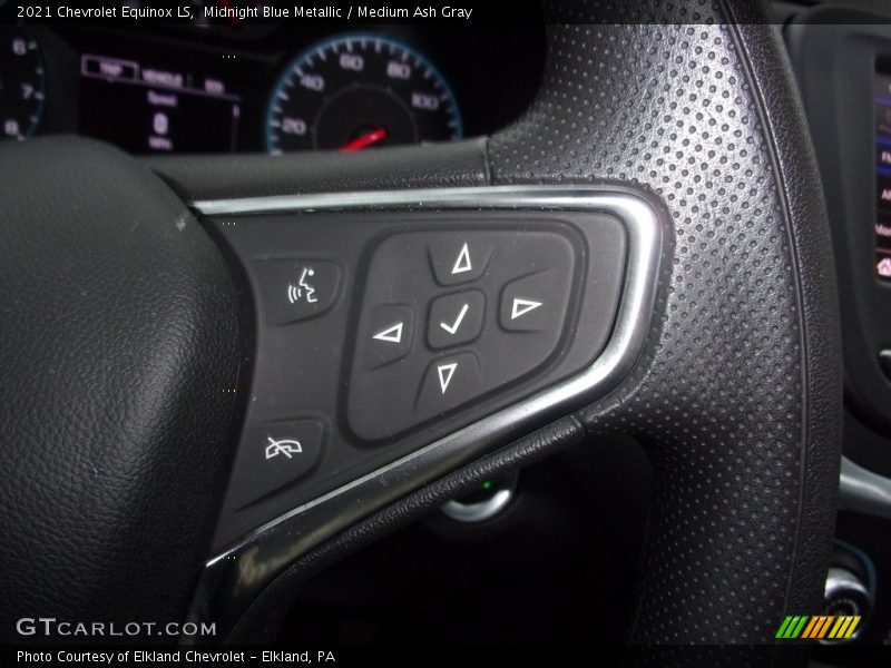 Midnight Blue Metallic / Medium Ash Gray 2021 Chevrolet Equinox LS