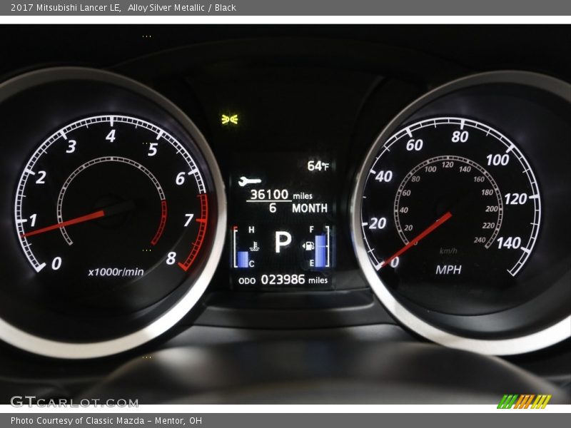  2017 Lancer LE LE Gauges