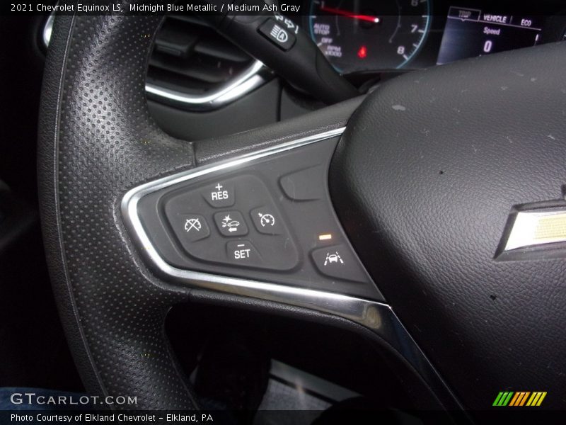 Midnight Blue Metallic / Medium Ash Gray 2021 Chevrolet Equinox LS