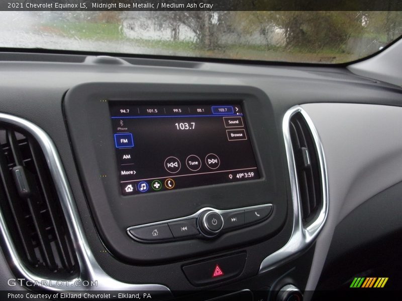 Midnight Blue Metallic / Medium Ash Gray 2021 Chevrolet Equinox LS