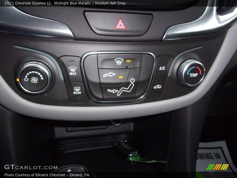 Midnight Blue Metallic / Medium Ash Gray 2021 Chevrolet Equinox LS