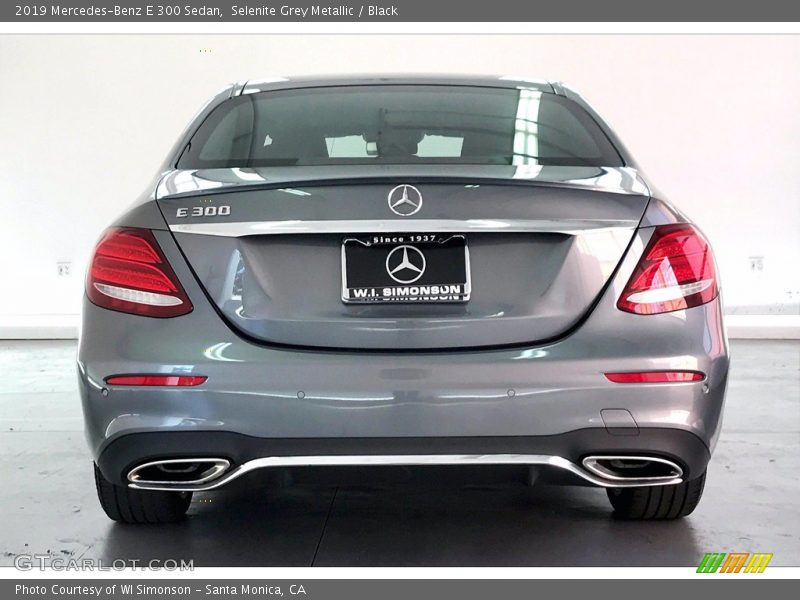 Selenite Grey Metallic / Black 2019 Mercedes-Benz E 300 Sedan