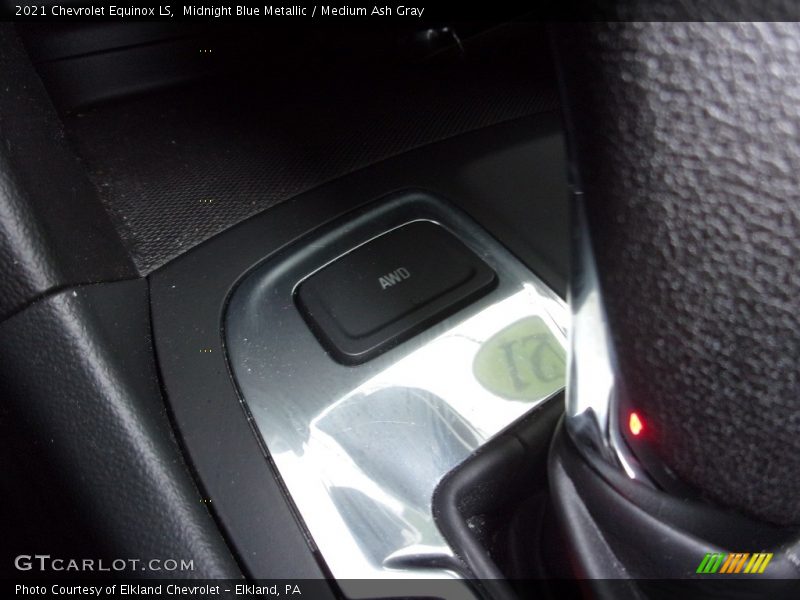 Midnight Blue Metallic / Medium Ash Gray 2021 Chevrolet Equinox LS