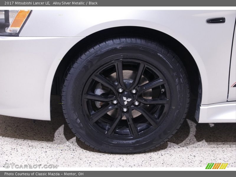 Alloy Silver Metallic / Black 2017 Mitsubishi Lancer LE