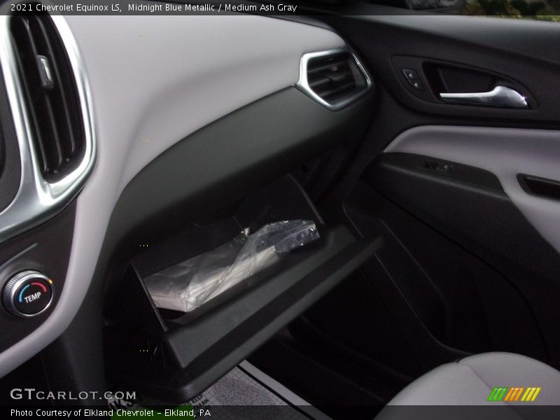 Midnight Blue Metallic / Medium Ash Gray 2021 Chevrolet Equinox LS