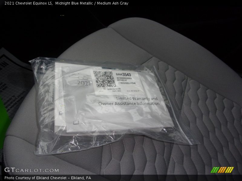 Midnight Blue Metallic / Medium Ash Gray 2021 Chevrolet Equinox LS