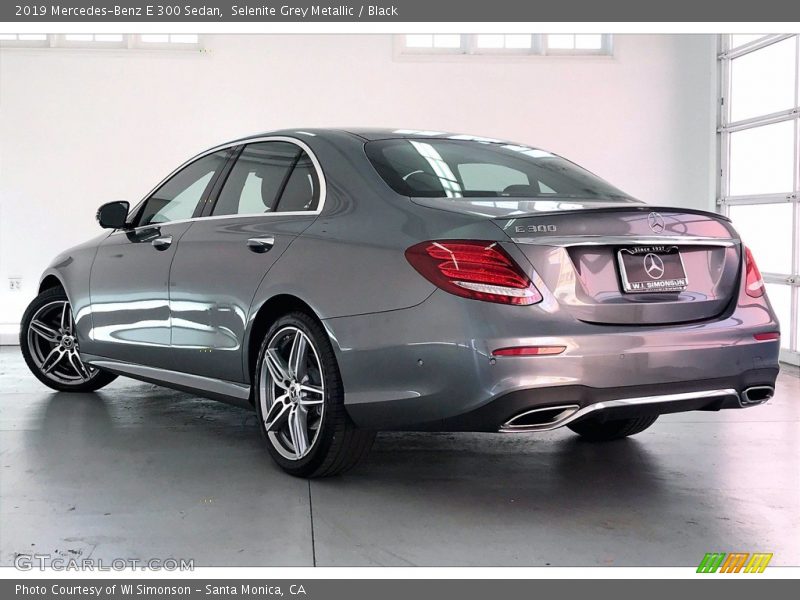 Selenite Grey Metallic / Black 2019 Mercedes-Benz E 300 Sedan