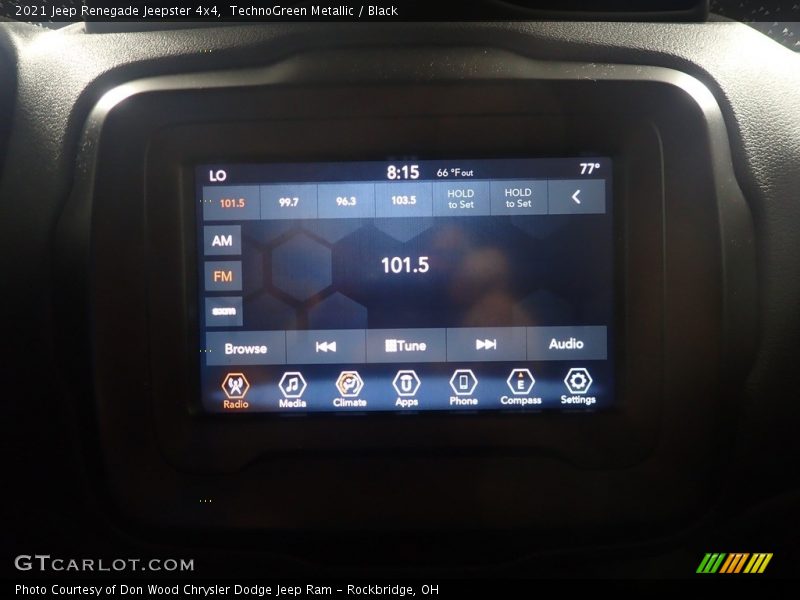 TechnoGreen Metallic / Black 2021 Jeep Renegade Jeepster 4x4