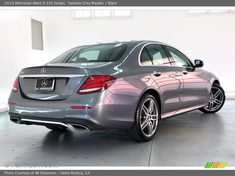Selenite Grey Metallic / Black 2019 Mercedes-Benz E 300 Sedan