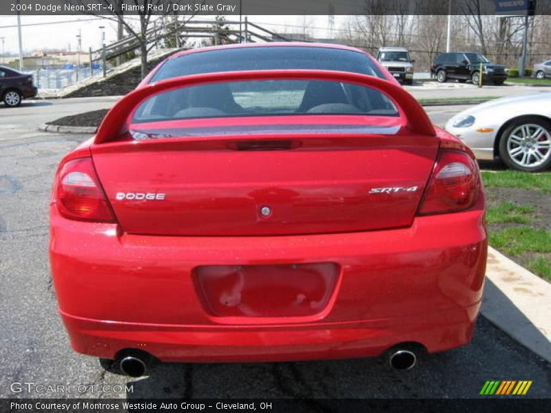 Flame Red / Dark Slate Gray 2004 Dodge Neon SRT-4