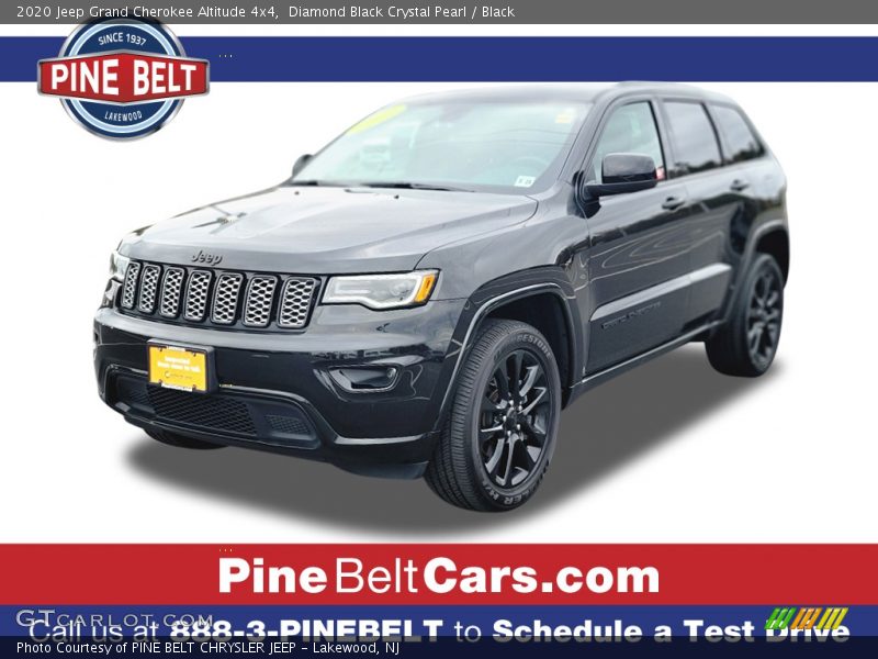Diamond Black Crystal Pearl / Black 2020 Jeep Grand Cherokee Altitude 4x4