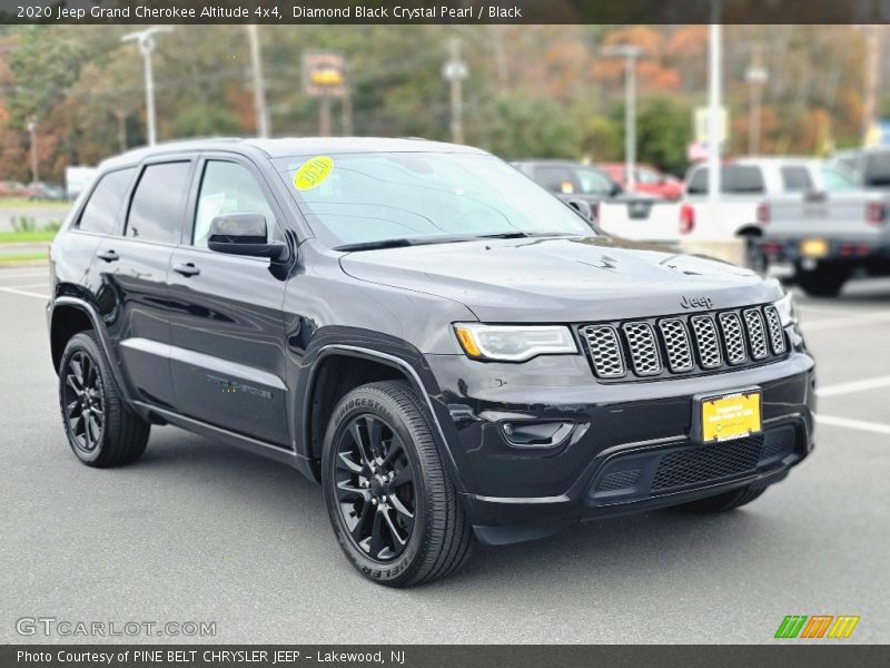 Diamond Black Crystal Pearl / Black 2020 Jeep Grand Cherokee Altitude 4x4