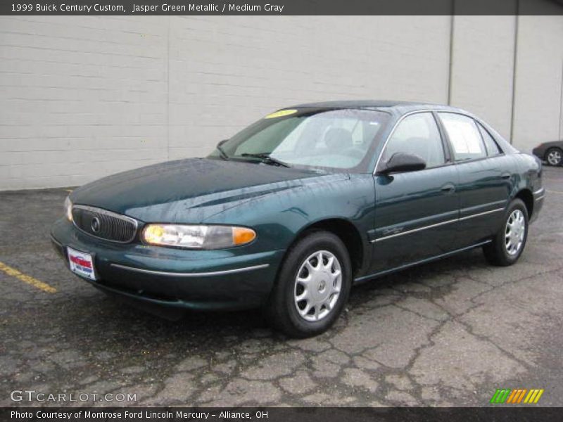 Jasper Green Metallic / Medium Gray 1999 Buick Century Custom