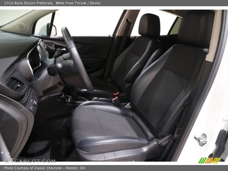 White Frost Tricoat / Ebony 2019 Buick Encore Preferred